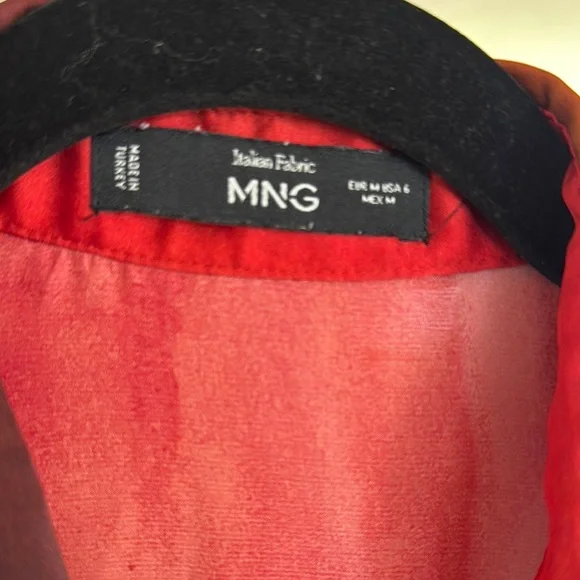 Mango Red A-Line Pleated Skirt for Cocktail - Picture 2 of 5